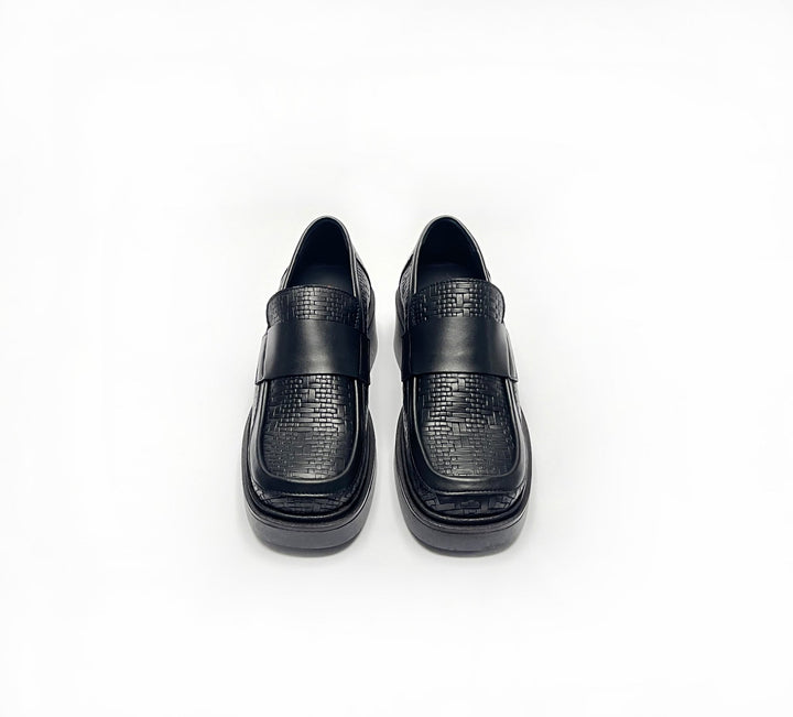 Charlot - Loafer - Braided Black Leather - Signed by You