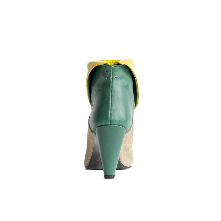 Lise Ankle Boot - Sand - Green - Honey Yellow