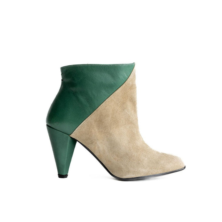 Lise Ankle Boot - Sand - Green - Honey Yellow
