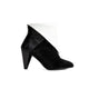 Lise ankle boots - Black white heels