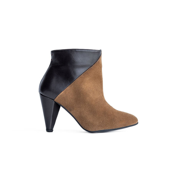 Lise Cognac - Chocolate brown - mixed Coral Red - Signed by You
