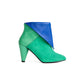 Lise Ankle Boots Grass Green - Royal Blue