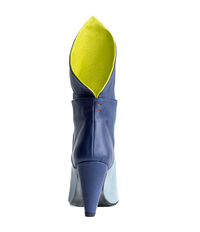 Lise Grey Blue - Dark blue - Neon Yellow - Signed by You