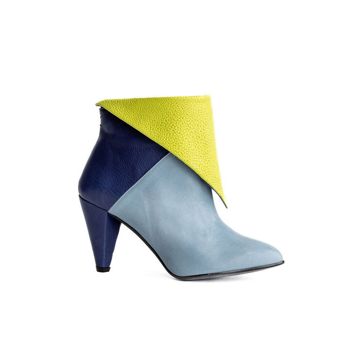 Lise Grey Blue - Dark blue - Neon Yellow - Signed by You