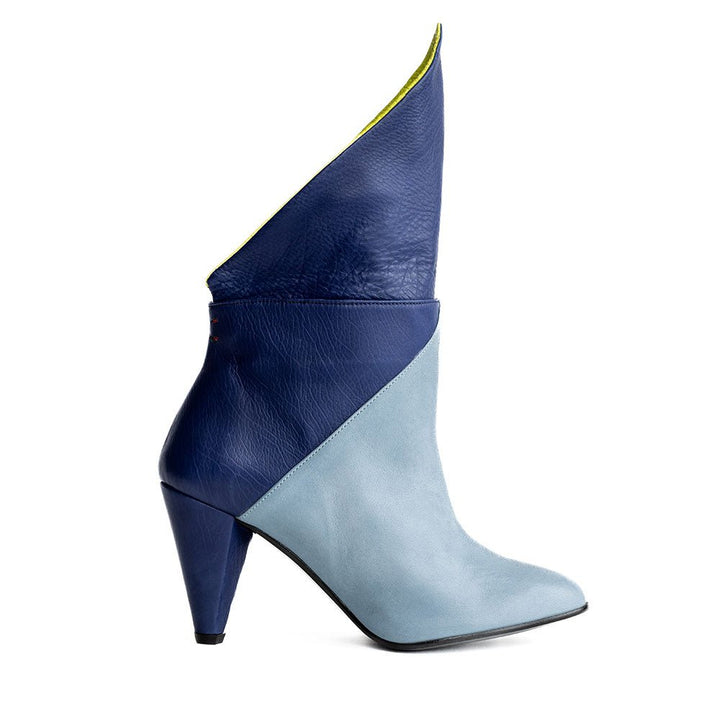 Lise Grey Blue - Dark blue - Neon Yellow - Signed by You
