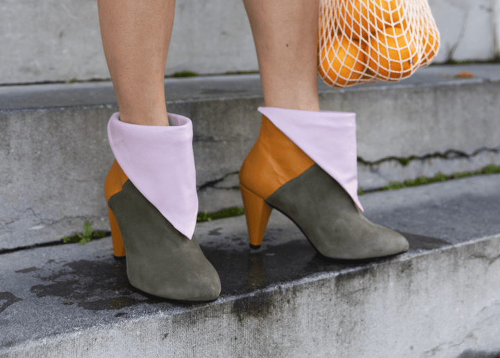 Lise Kaki - mustard yellow - light pink - Signed by You