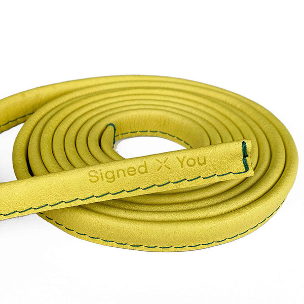 Knot belt yellow